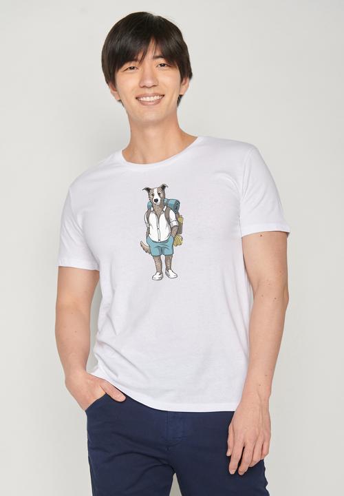 Actual product image Greenbomb Animal Dog Traveller Guide T-Shirt (XL)