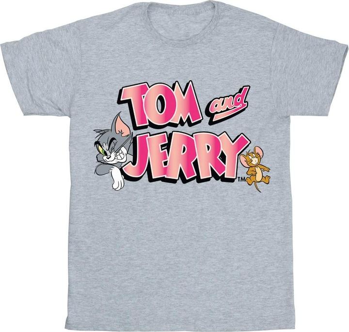 Tom & Jerry Gradient Logo TShirt (L)
