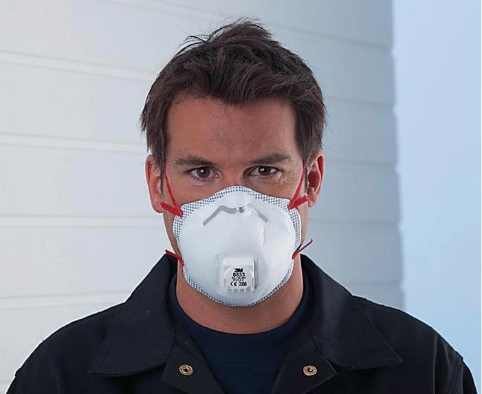 Productafbeelding 3M Stofmasker 8833SV FFP3 / V R D met uitademventiel (FFP3, 5 x)