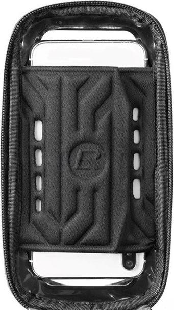 Actual product image Rockbros B68-1 armoured bicycle bag for phone 1.5l - black (1.70 l, Luggage carrier bag)