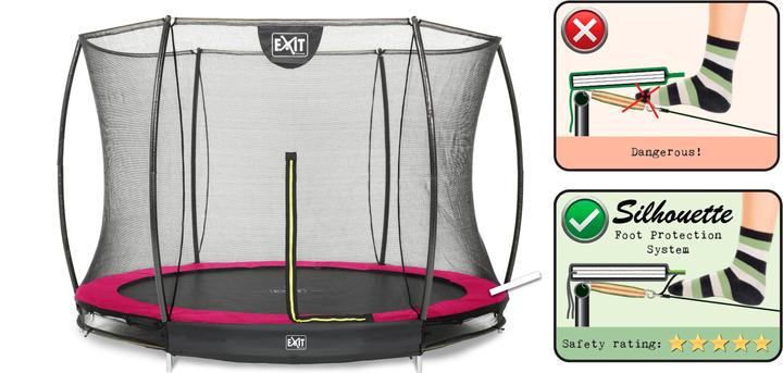 Actual product image Exit Silhouette Ground with safety net (244 cm)