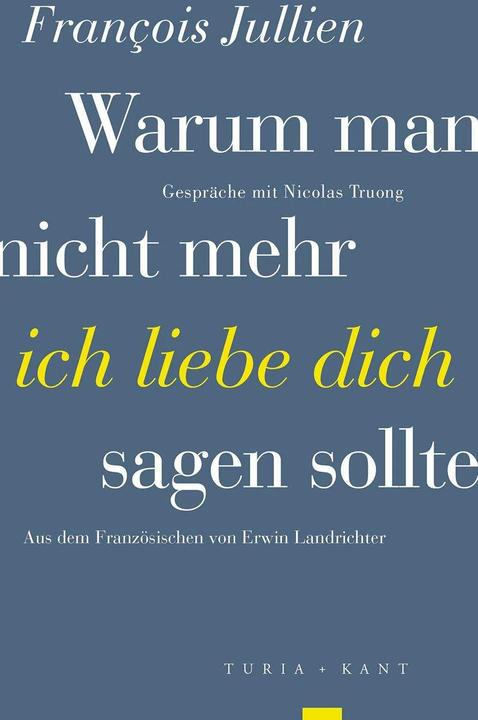 Produktbild Erwin Landrichter (Deutsch, Nicolas Truong, François Jullien, Erwin Landrichter, 2020)