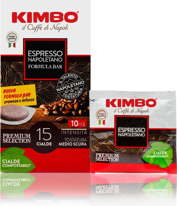 Actual product image Kimbo Espresso Napoletano - Formula Bar (15 x Port.)