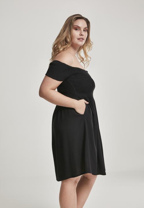 Produktbild Urban Classics Ladies Smoked Off Shoulder Dress (M)