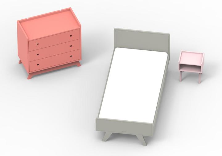 Image du produit Mathy by Bols Madavin Table de nuit (40 x 30 x 45 cm)