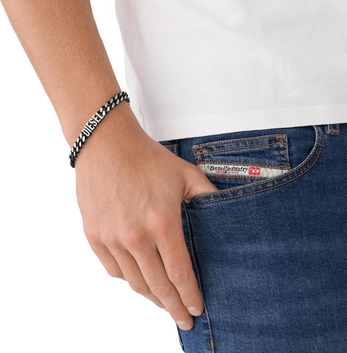 Image du produit Diesel Bracelet en acier (18.50 cm, Acier inoxydable)