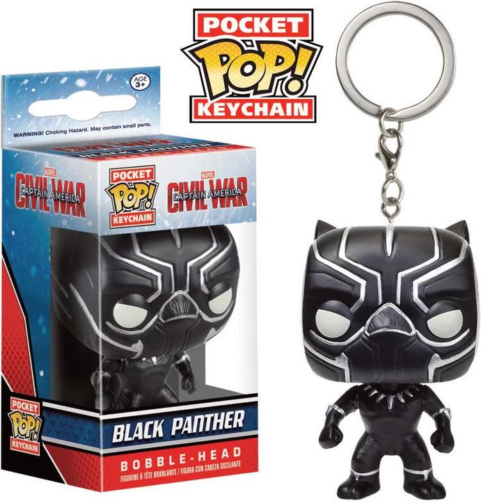 Actual product image Funko Captain America Civil War: Black Panther Pocket Pop!