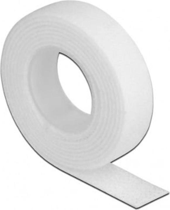 Actual product image ProXtend Hook and Loop Roll 10m x 15mm White