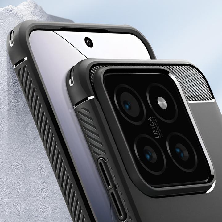 Productafbeelding Spigen Rugged Armor Xiaomi 14 czarny/matzwart ACS07422 (Xiaomi 14)