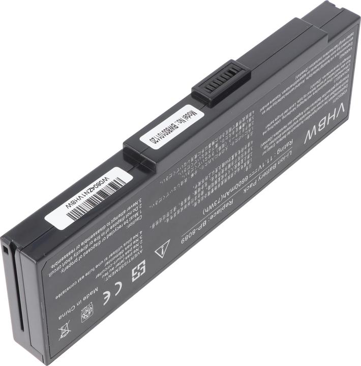 Actual product image Fujitsu-Siemens Battery Amilo K7600, K-7600, BP-88 (6 Cells, 4400 mAh)
