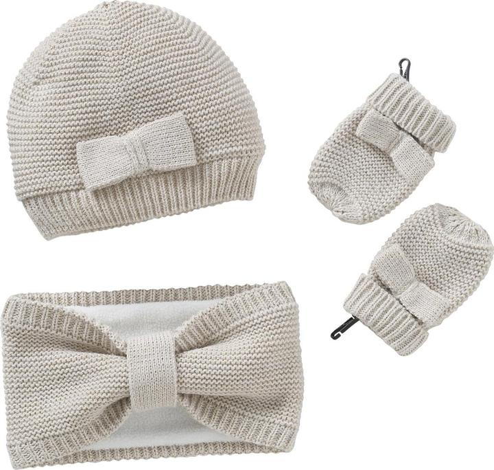 Immagine prodotto Vertbaudet Set da bambina: cappello, sciarpa rotonda e muffole