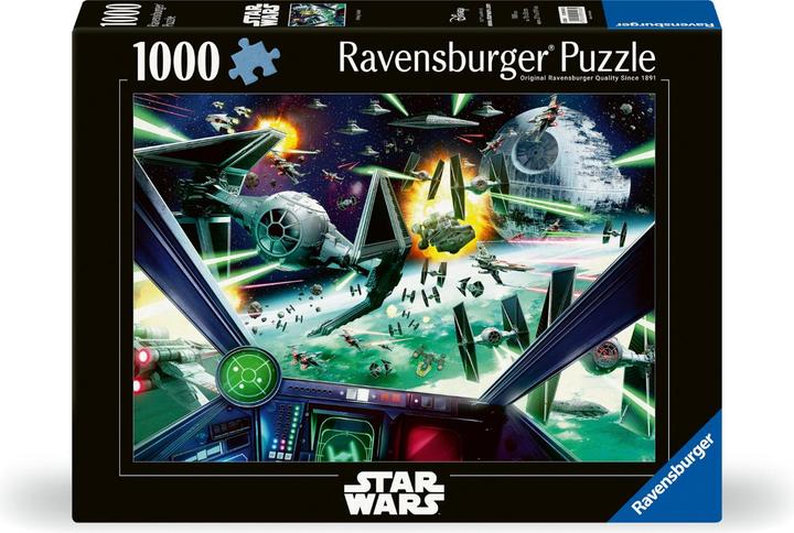 Actual product image Ravensburger Puzzle 12000403 - Star Wars: X-Wing Cockpit - 1000 pieces Star Wars jigsaw puzzle for (1000 pieces)