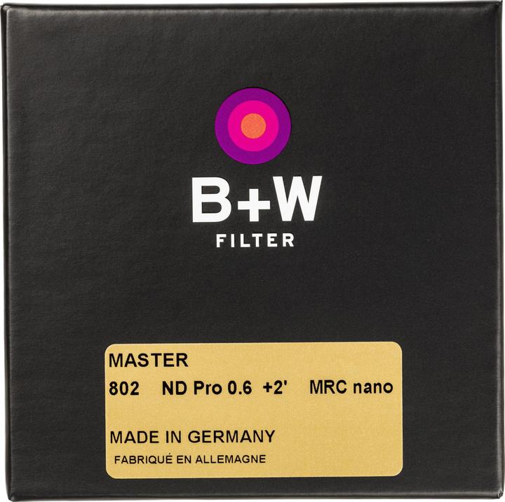Image du produit B+W Filtre 86mm ND 0,6 MRC Nano Master (86 mm, Filtre de couleur neutre)