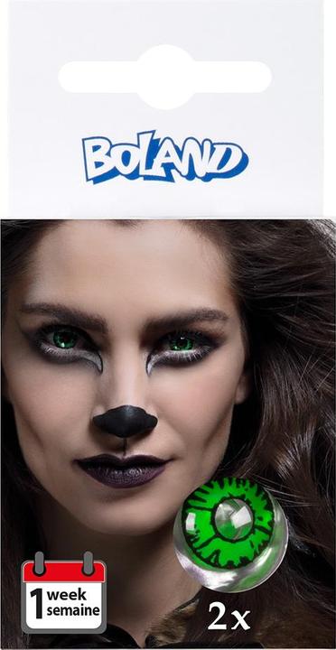 Image du produit Boland Lentilles de contact She-Wolf : Lentilles hebdomadaires (Vert)