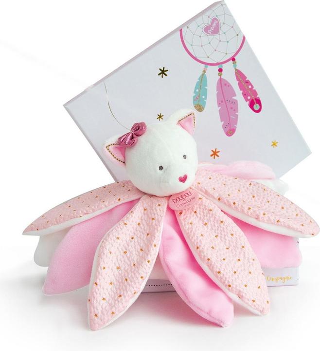 Produktbild Doudou et Compagnie Schmusetuch Traumfänger Katze Blüte