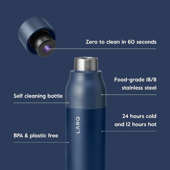 Produktbild Larq Flasche Monaco Blau 500ml PREMIUM (0.50 l)