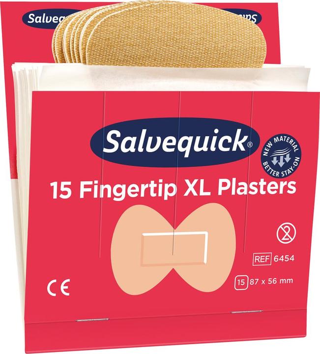 Immagine prodotto Söhngen Ricarica per SALVEQUICK, 6 conf. di cerotti per dita, 15 pezzi ciascuna, conf. (6 x)
