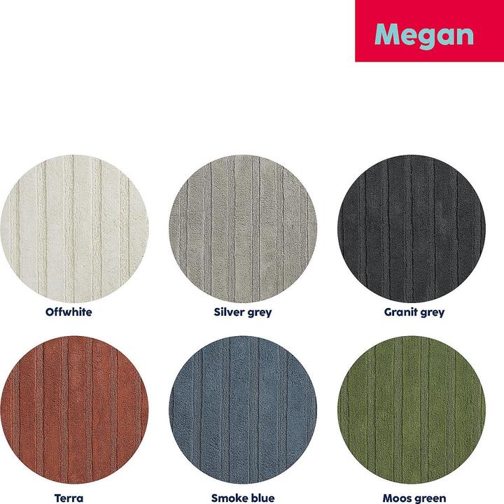 Productafbeelding Kela Badmat Megan graniet grijs (100 x 60 cm)