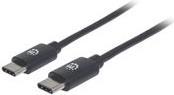Image du produit Manhattan Câble USB 3.1 Type C Gen1 (2 m, USB 3.2 Gen 1, 60 W)