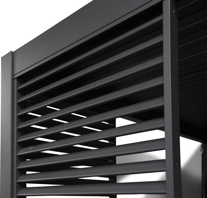 Actual product image Leco Wand 93 cm zur Lamellenpergola DELUXE anthrazit (93 cm, 93 cm)