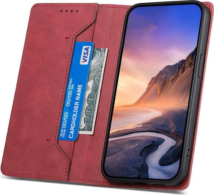 Produktbild Cover-Discount Hülle mit RFID Blocker rot (Samsung Galaxy S24 Ultra)