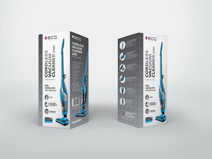 Actual product image ECG VT 4520 2in1 Bruno Stick vacuum cleaner, Up to 60 minutes run time per charge