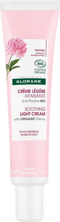 Klorane Leichte, beruhigende Creme mit BIO-Pfingstrose (40 ml, Tagescreme)
