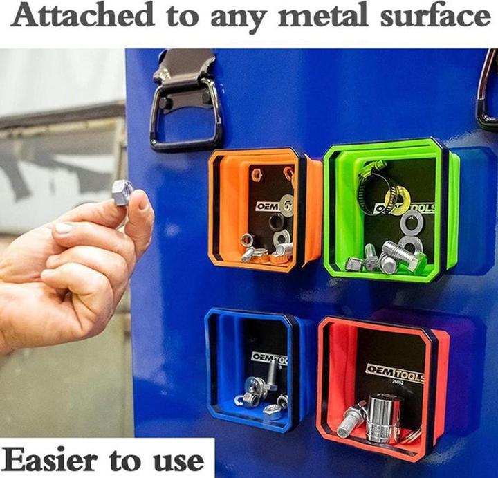 Produktbild König Design Magnetschale faltbar Magnethalter Magnetteller Montageschale Werkzeugschale KFZ