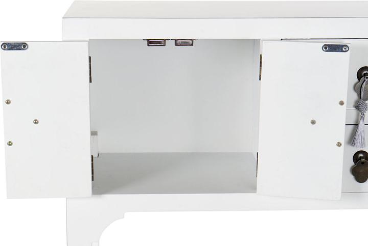 Produktbild DKD Home Decor Console White Silver Fir MDF Wood (63 x 26 x 83 cm)