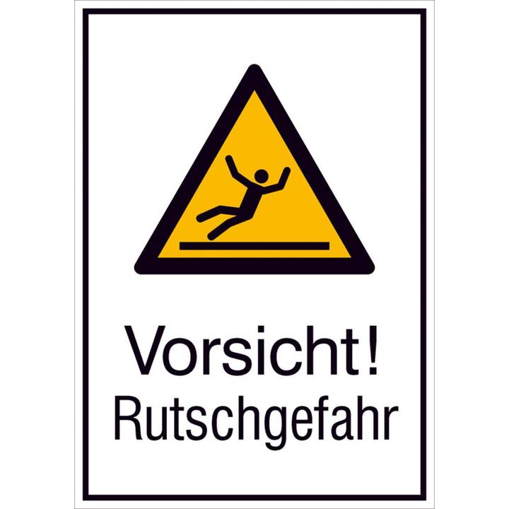 Produktbild Magni Format 4044589367976 – Warnschild ALU gepr Rutschgefahr 262 x 371