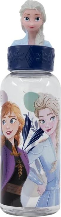 Stor Waterfles met/3D-figuur 560 ml - Frozen (088808723-74854) (0.56 l)