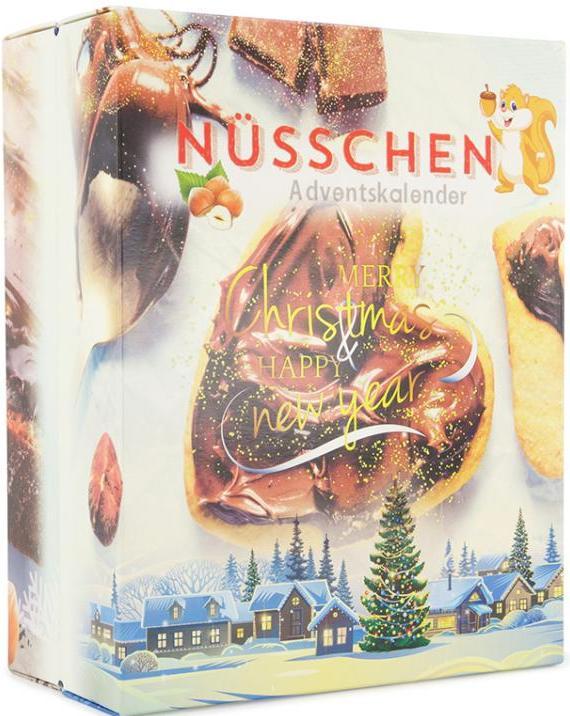 Produktbild Geschenkidee Adventskalender "Nüsschen" - Giotto, Raffaello & Friends