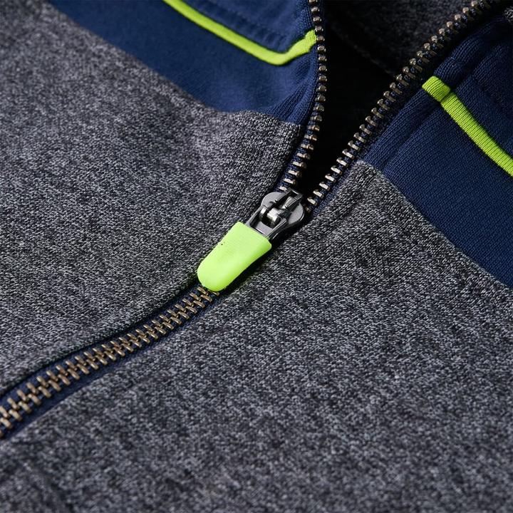 Immagine prodotto VidaXL Felpa con cappuccio per bambini con zip Grigio melange (92)