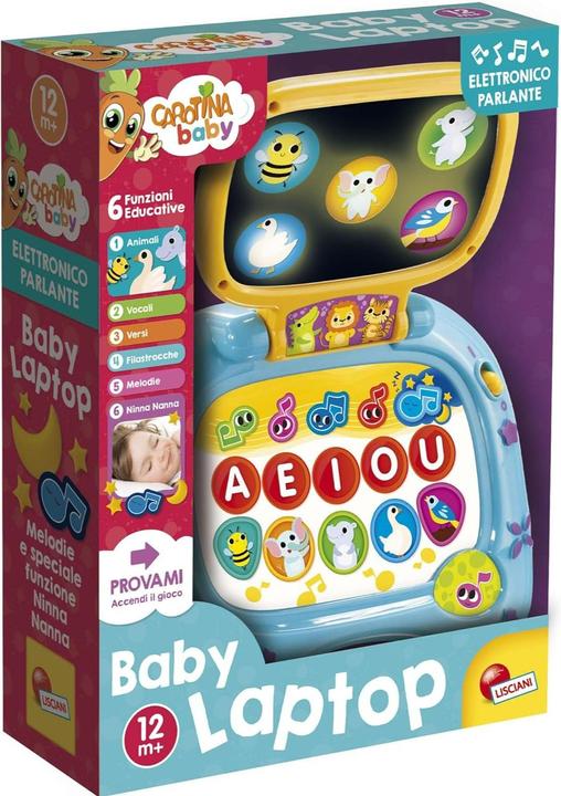 Produktbild Lisciani Erste Aktivitäten Carotina Baby Laptop geführt