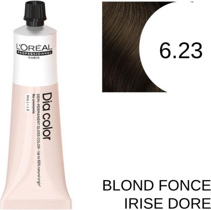 Image du produit L'Oréal Paris Loreal DIA Color 6,23 blond foncé irisé or 60 ml (6.23 - blond foncé irisé doré)
