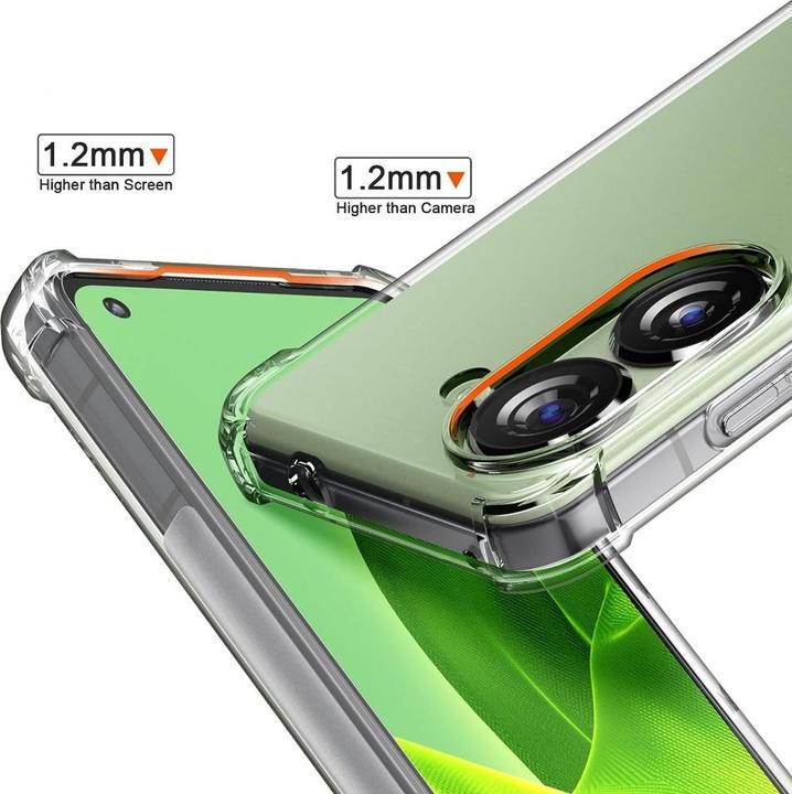 Productafbeelding Screenguard Asus Zenfone 10 Hoesje Kristal Zachte Airbag Bumper (Asus Zenfone 10)