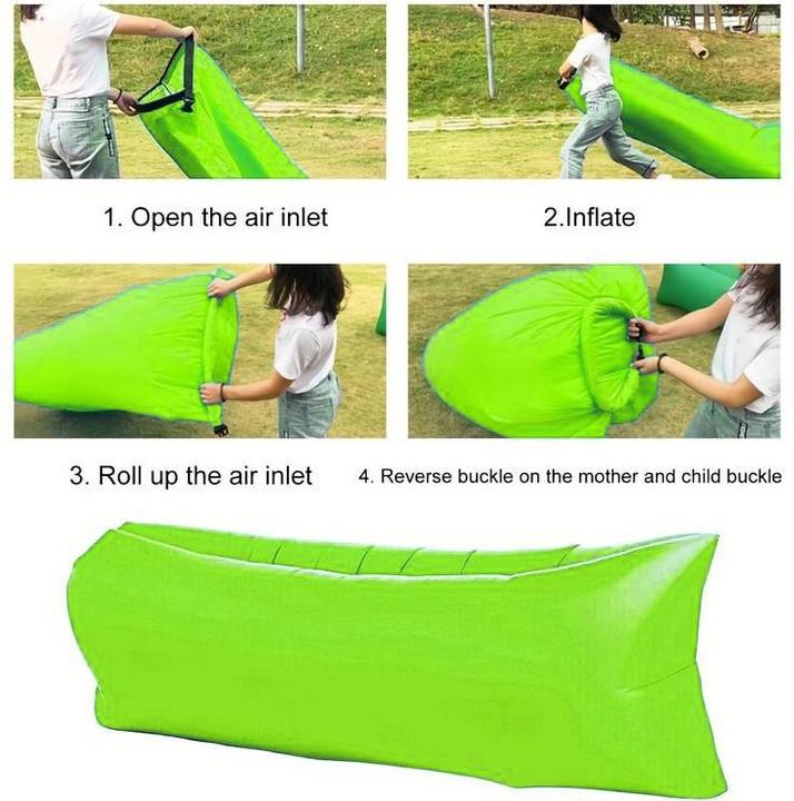 Image du produit Out of the blue Canapé gonflable 190T 200x70 cm Vert