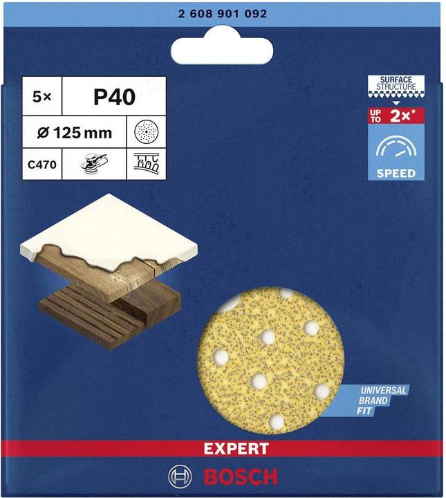 Productafbeelding Bosch Professional Zubehör Expert C470 Schleifpapier (40)