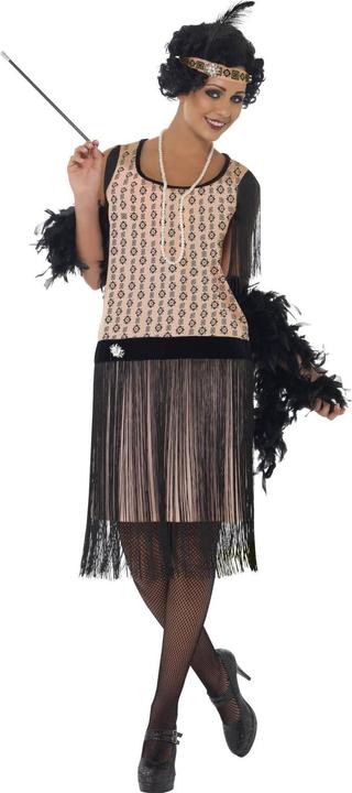 Actual product image Smiffys Womens/Ladies 20s Coco Flapper Costume (M)