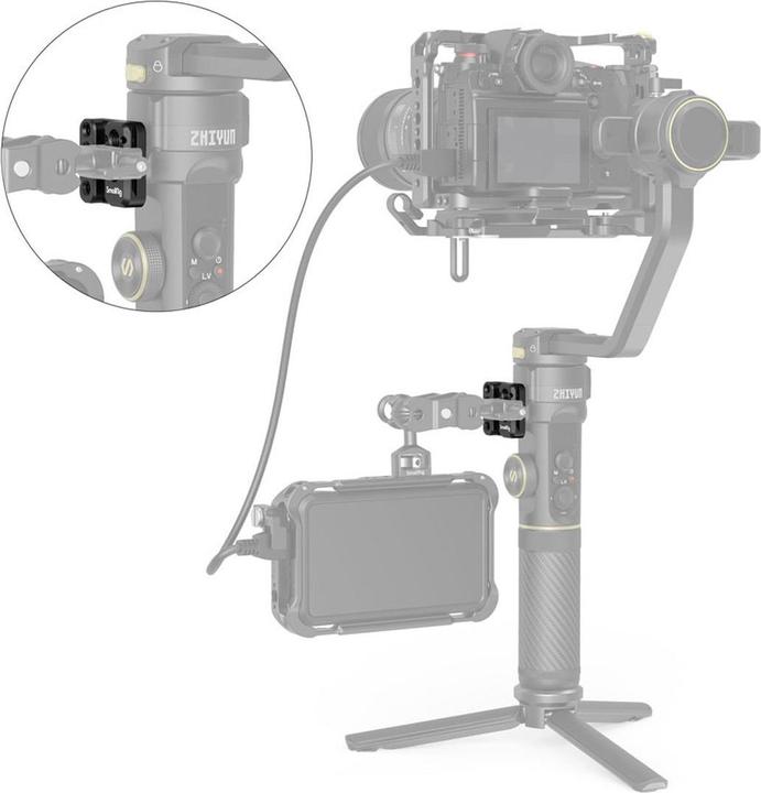 Actual product image SmallRig Side Mounting Plate for ZHIYUN CRANE 2S Handheld Stabilizer 2995 (Mounting bracket)