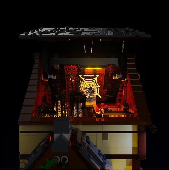 Actual product image Light my bricks LMB 2.0 LEGO® 21341# Disney Hocus Pocus: The Sanderson Sisters's Cottage Light Kit