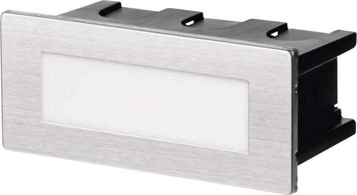 Produktbild Emos LED Treppenlicht – Einbauleuchte 123×53 1,5W neut.weiss IP65 (65 lm)