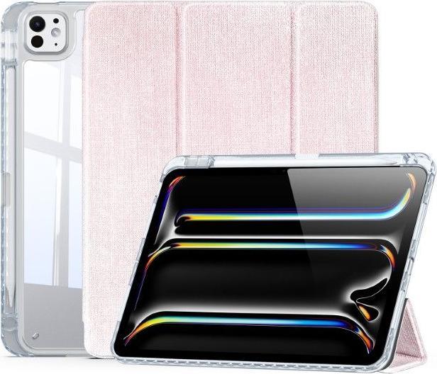 Actual product image iPad Pro 11 (2024) - Ducis Unid Series, aufstellbares Flip-Etui, Pink (iPad Pro 11 2024 (5th gen))
