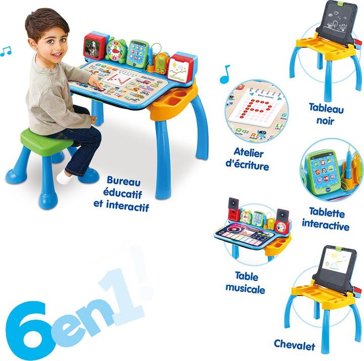Image du produit VTech Magi bureau interactif et musical (6 en 1) (Français)