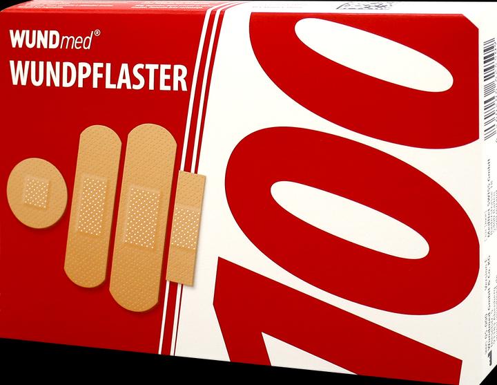 Actual product image Wundmed 100x Pflaster-Strips hautfarben Allround in 4 Grössen