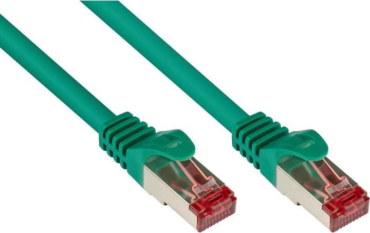 Produktbild Good Connections RNS® Patchkabel mit Rastnasenschutz, Cat. 6, S/FTP, PiMF, PVC, 250MHz, grün, 50m (S/FTP, PiMF, CAT6, 50 m)