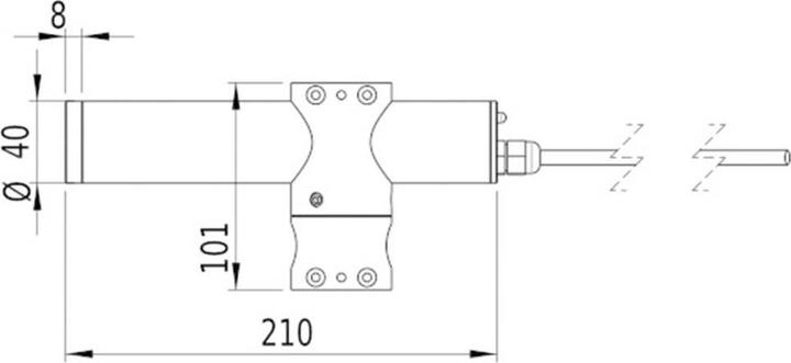 Actual product image Gresser Laser Lasermodul Linie Grün 45 mW LE520-45-24 40x210 -G (Electronics kit)