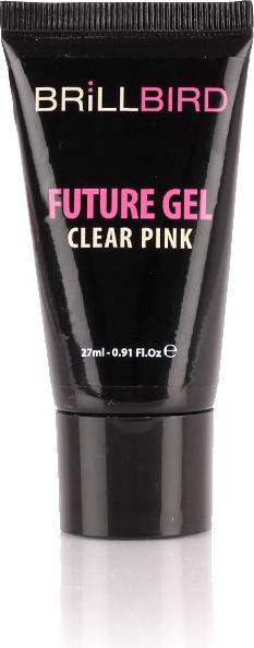 BrillBird Future Gel – Clear Pink (Clear Pink, Gel-Effekt Nagellack)