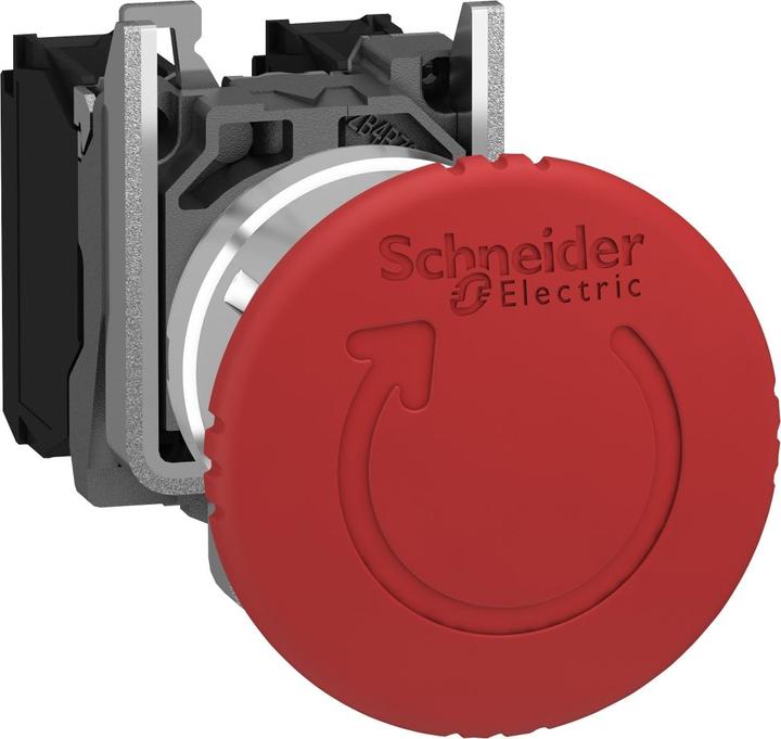 Image du produit Schneider Electric Bouton d'arrêt d'urgence Ouvert IP65 Rotation 1S Ř22mm XB4BS8445EX