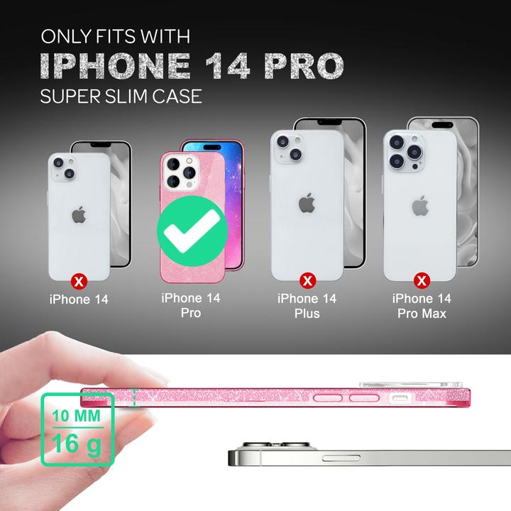 Image du produit Nalia Étui à paillettes (Apple iPhone 14 Pro)